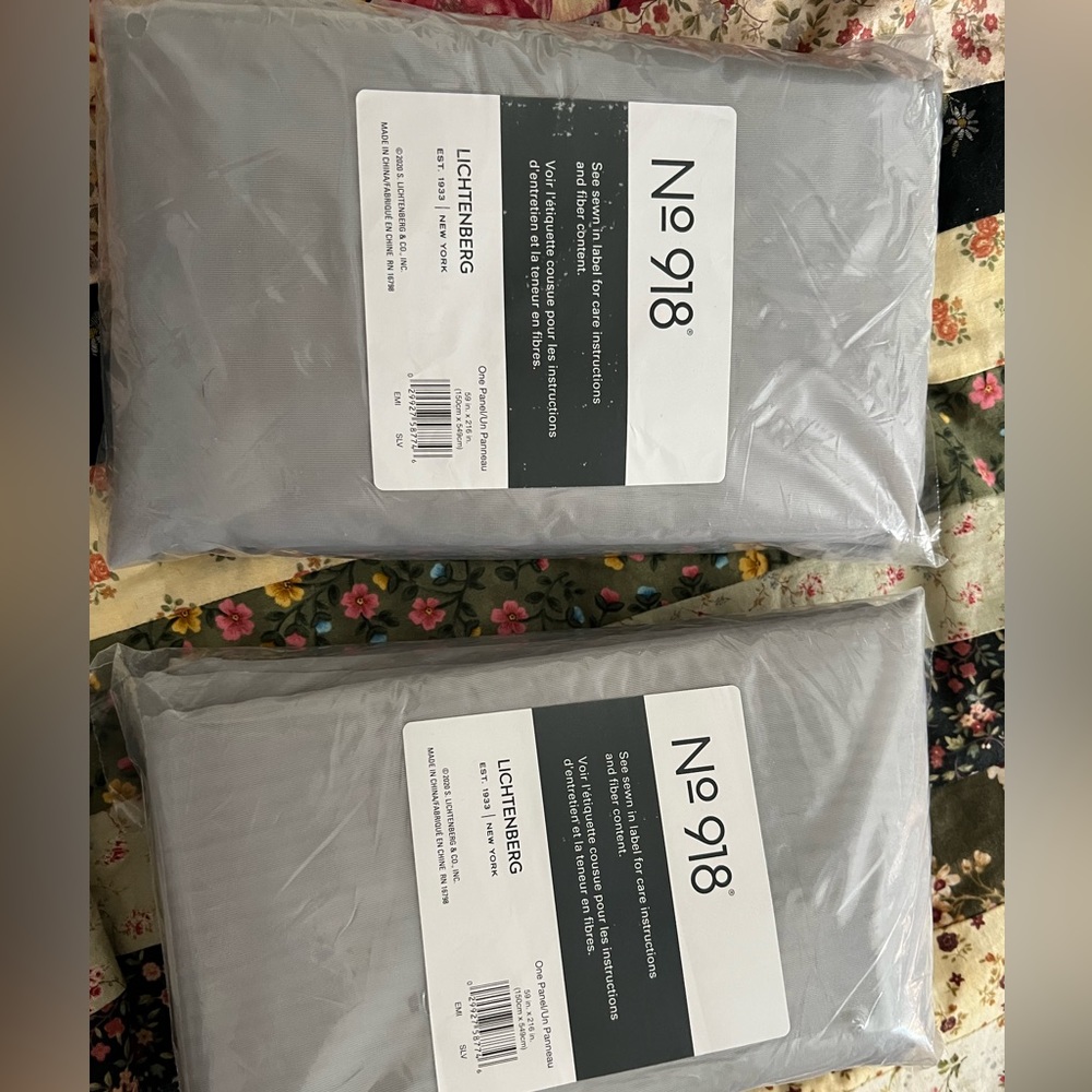 Gray sheer curtains see pics